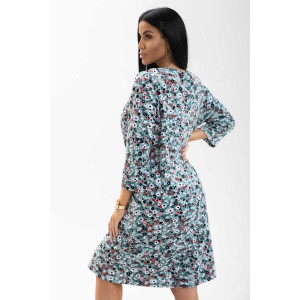 Халат женский 1965/5 велюр (последний размер) зеленый-2 52