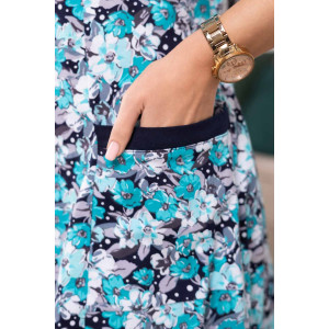 Халат женский 2087 кулирка (последний размер) ментол 50