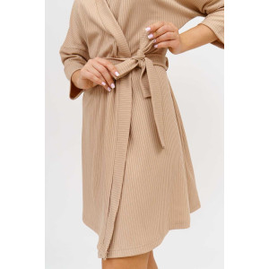 Халат женский 1595/1 лапша (последний размер) бежевый 44