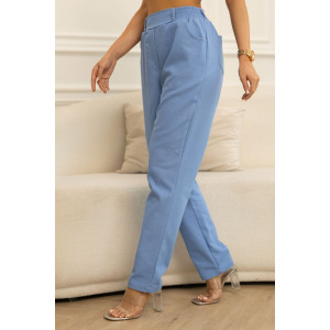 Джинсы женские 1533/1 джинс (последний размер) голубой 52,56