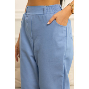 Джинсы женские 1533/1 джинс (последний размер) голубой 52,56