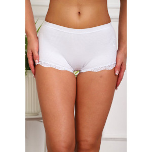 Трусы женские №64976 хлопок стрейч (р-ры: 50-54) белый