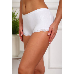 Трусы женские №64976 хлопок стрейч (р-ры: 50-54) белый
