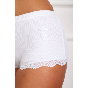 Трусы женские №64976 хлопок стрейч (р-ры: 50-54) белый