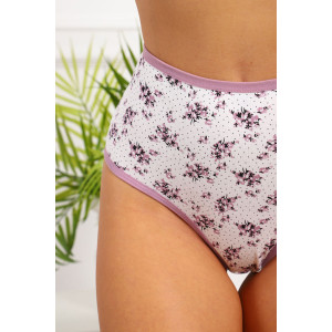 Трусы женские №64762 кулирка с лайкрой (последний размер) пудра 50