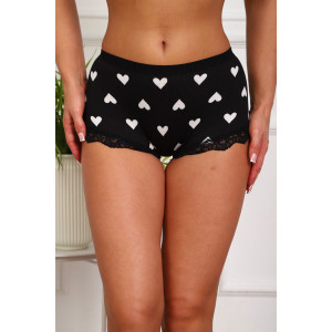 Трусы женские №64974 смесовая ткань (р-ры: 50-54) черный