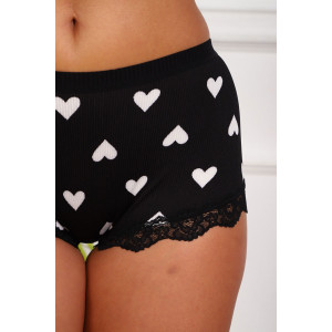 Трусы женские №64974 смесовая ткань (р-ры: 50-54) черный