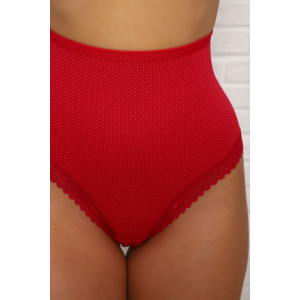 Трусы женские №64812 кулирка с лайкрой (последний размер) красный 54