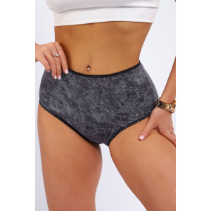 Трусы женские №74385 кулирка с лайкрой пенье (последний размер) мрамор 48