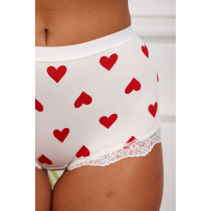 Трусы женские №64974 смесовая ткань (р-ры: 50-54) белый Трусы женские №64974 смесовая ткань (р-ры: 50-54) белый