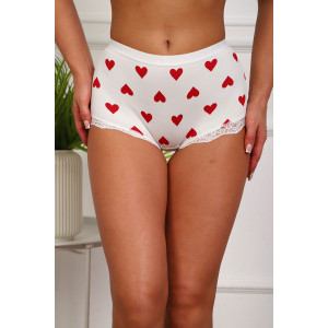 Трусы женские №64974 смесовая ткань (р-ры: 50-54) белый Трусы женские №64974 смесовая ткань (р-ры: 50-54) белый