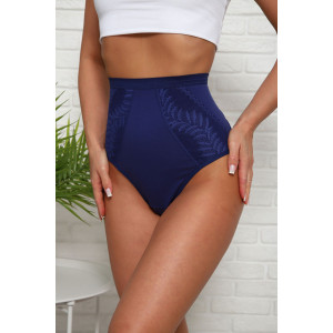 Трусы женские №64907 хлопок стрейч (последний размер) синий 60