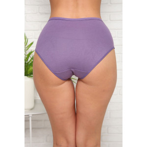 Трусы женские №64845 кулирка с лайкрой (последний размер) сирень 46