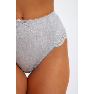 Трусы женские №45102 лапша (р-ры: 48-52) серый