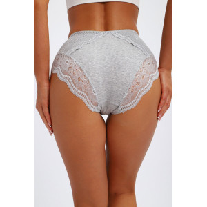 Трусы женские №45102 лапша (р-ры: 48-52) серый