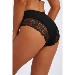 Трусы женские №45099 лапша (р-ры: 48-52) черный