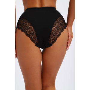 Трусы женские №45099 лапша (р-ры: 48-52) черный