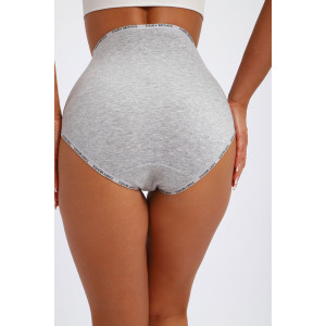 Трусы женские №45098 кулирка с лайкрой (р-ры: 52-56) серый