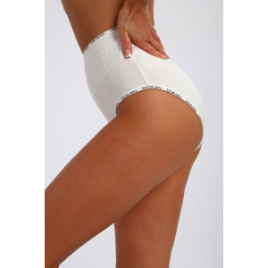 Трусы женские №45098 кулирка с лайкрой (р-ры: 52-56) белый