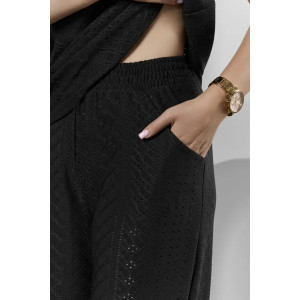 Пижама женская "Белла" 1324-18 полиэстер с лайкрой (р-ры: 42-56) черный