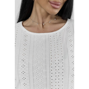 Пижама женская "Белла" 1324-15 полиэстер с лайкрой (р-ры: 42-56) молочный