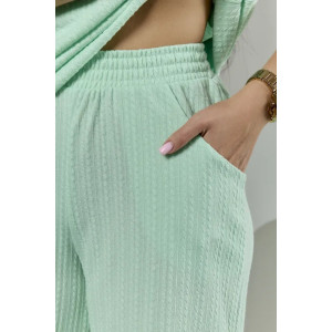 Пижама женская "Белла" 1324-13 полиэстер с лайкрой (р-ры: 42-56) зеленый