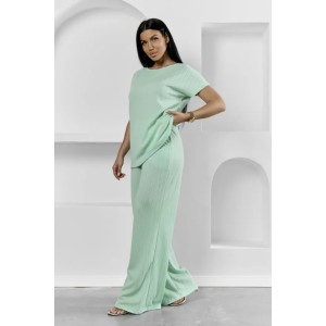 Пижама женская "Белла" 1324-13 полиэстер с лайкрой (р-ры: 42-56) зеленый