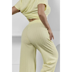 Пижама женская "Белла" 1324-12 полиэстер с лайкрой (р-ры: 42-56) желтый