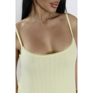 Сорочка женская "Жаная" 1400-3 трикотаж (р-ры: 42-52) желтый