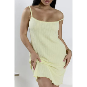 Сорочка женская "Жаная" 1400-3 трикотаж (р-ры: 42-52) желтый