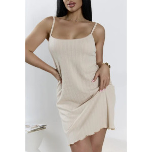 Сорочка женская "Жаная" 1400-1 трикотаж (р-ры: 42-52) беж