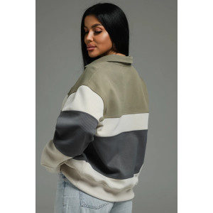 Свитшот женский "Тринити" трикотаж диагональ (р-ры: 48-62) оливковый