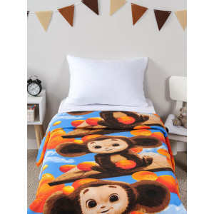 Пододеяльник классический поплин "Чебурашка в небе"