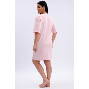 Туника женская "Эмили 4" кулирка (р-ры: 44-54) розовый