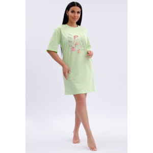 Туника женская "Эмили" кулирка (р-ры: 44-54) мята