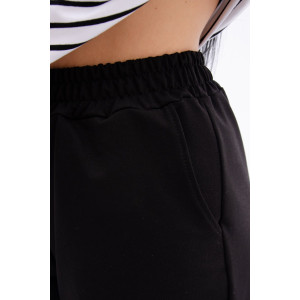 Костюм двойка женский "Океан 4" кулирка-футер (р-ры: 46-60) черный