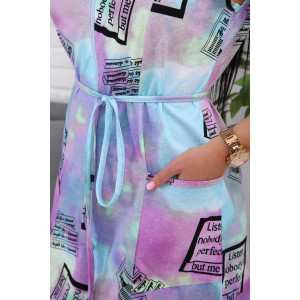 Халат женский 01071 кулирка (р-ры: 44-60) сиреневый