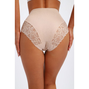 Трусы женские №45097 кулирка с лайкрой (р-ры: 48-52) телесный