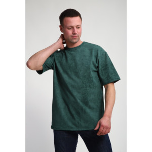 Футболка мужская М460 футер (р-ры: 46-60) тархун винтаж