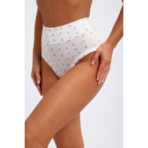 Трусы женские №45095 бамбук (р-ры: 48-52) белый