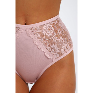 Трусы женские №45091 кулирка с лайкрой (р-ры: 48-52) пудра