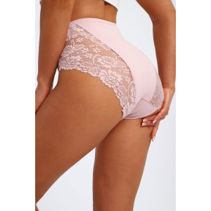 Трусы женские №45091 кулирка с лайкрой (р-ры: 48-52) пудра
