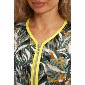 Халат женский "Юлия" Х1 кулирка (р-ры: 46-60) хаки