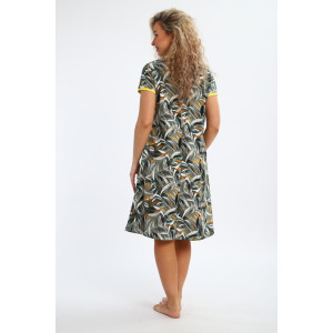 Халат женский "Юлия" Х1 кулирка (р-ры: 46-60) хаки