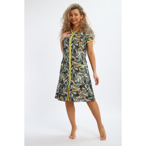 Халат женский "Юлия" Х1 кулирка (р-ры: 46-60) хаки