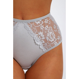 Трусы женские №45091 кулирка с лайкрой (р-ры: 48-52) серый