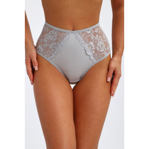 Трусы женские №45091 кулирка с лайкрой (р-ры: 48-52) серый