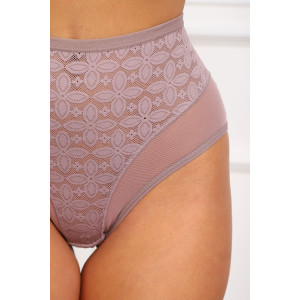 Трусы женские №64986 кружево (р-ры: 48-52) кофе Трусы женские №64986 кружево (р-ры: 48-52) кофе