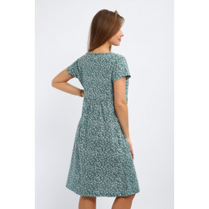 Платье женское №259.1 кулирка (р-ры: 48-58) зеленый