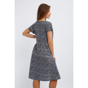 Платье женское №259 кулирка (р-ры: 48-58) синий